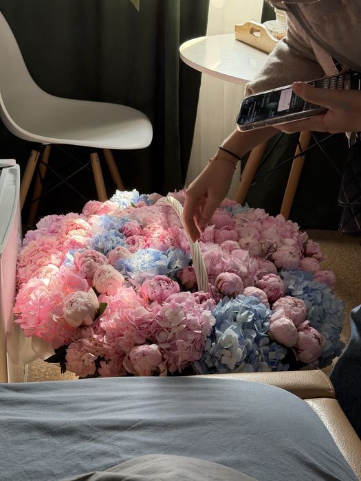 Цветы срочно пионы