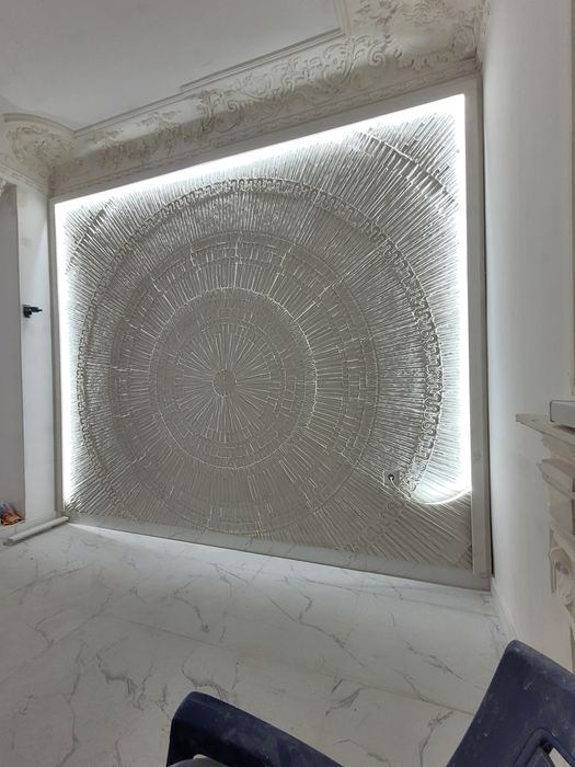 Декоративный кирпич. 3D панели из гипса