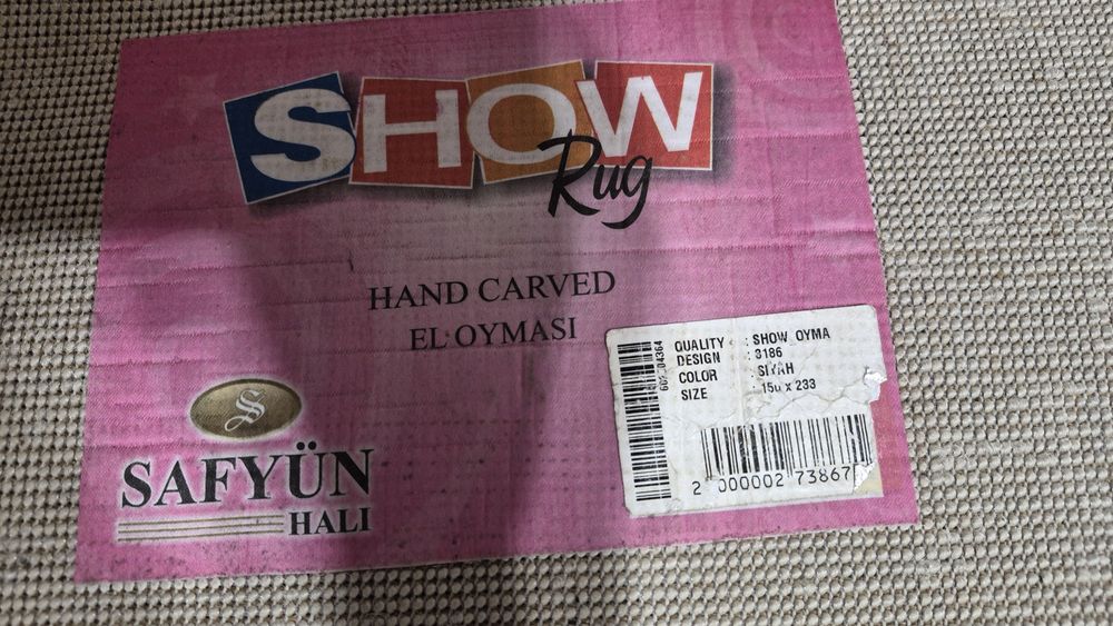 Продавам сиво бял вълнен килим 150/233