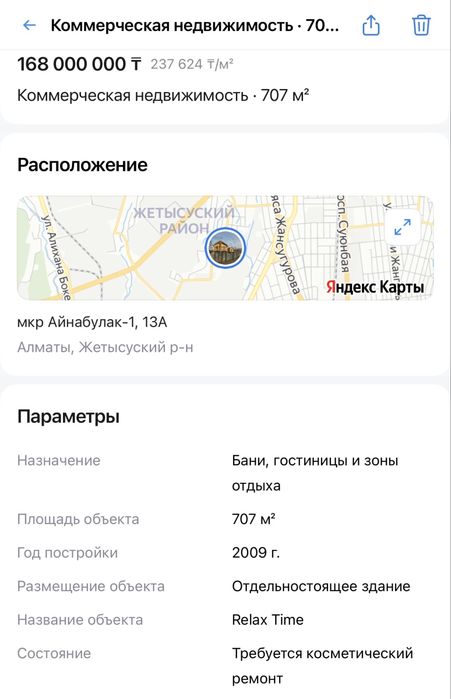 Коммерческая недвижимость “Relax Time”