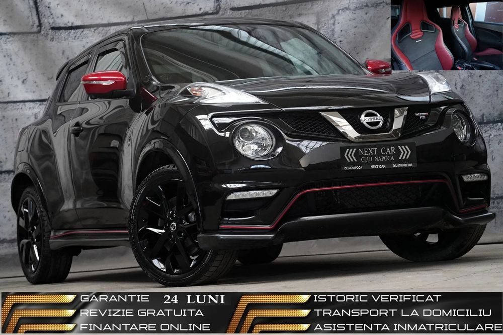 Nissan Juke GARANTIE 24 LUNI*RATE*Revizie*Nismo RS*218Cp*Recaro*Camere 360*Piele*