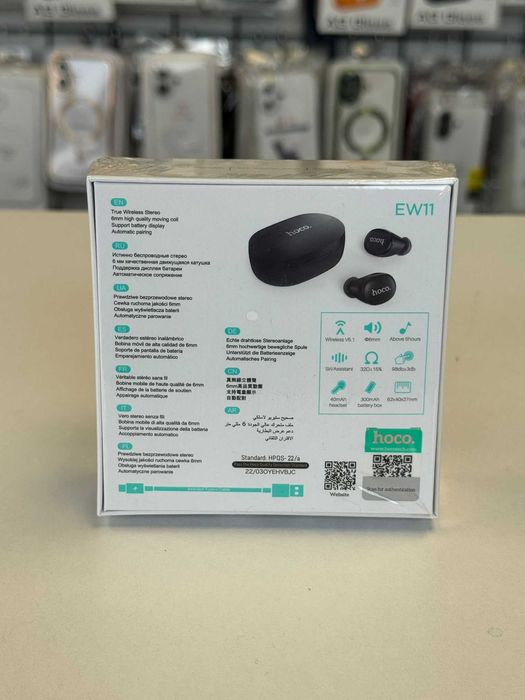 Casti Wireless, Microfon, Bluetooth 5.1 TWS, Negru