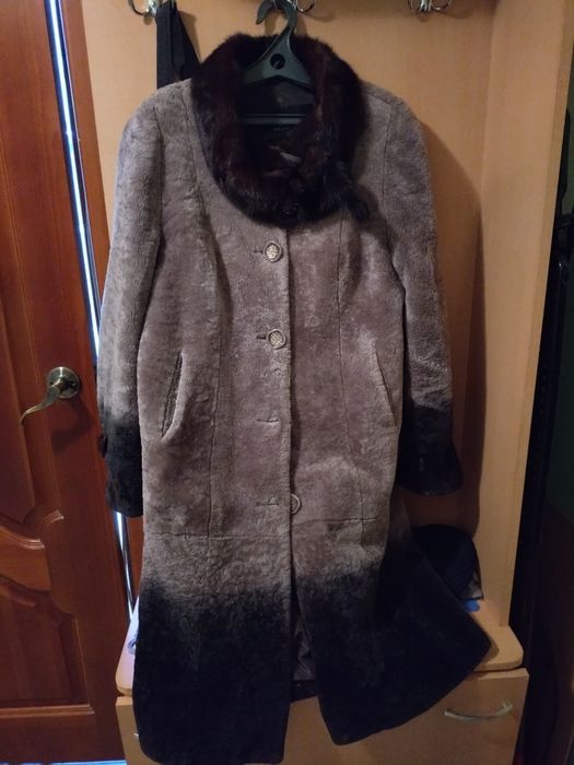 Продам шубу мутон б/у 56р