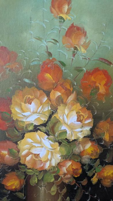 Tablou vechi in ulei pe pânză semnat Courbet