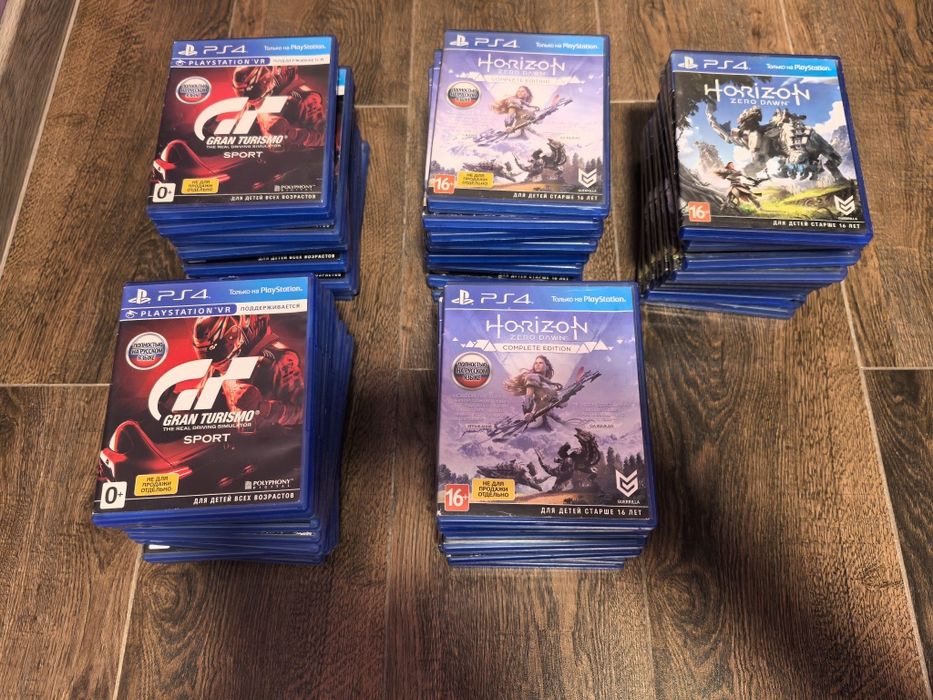 Диски на PlayStation 4, оптом 50 штук