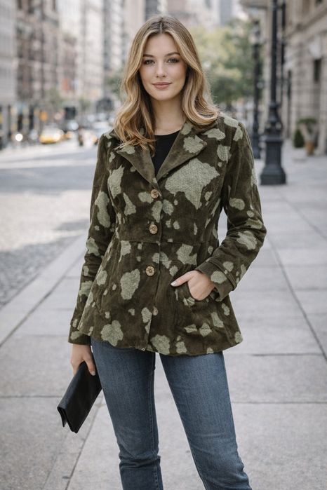 Пиджак Италия с замшей