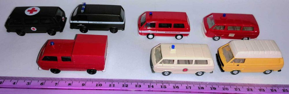Vand machete dubite Volkswagen T3  scara 1/87 H0, Herpa si Wiking