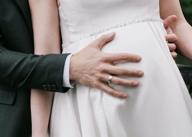 Булчинска рокля за бременна булка – Aria Bride Zina