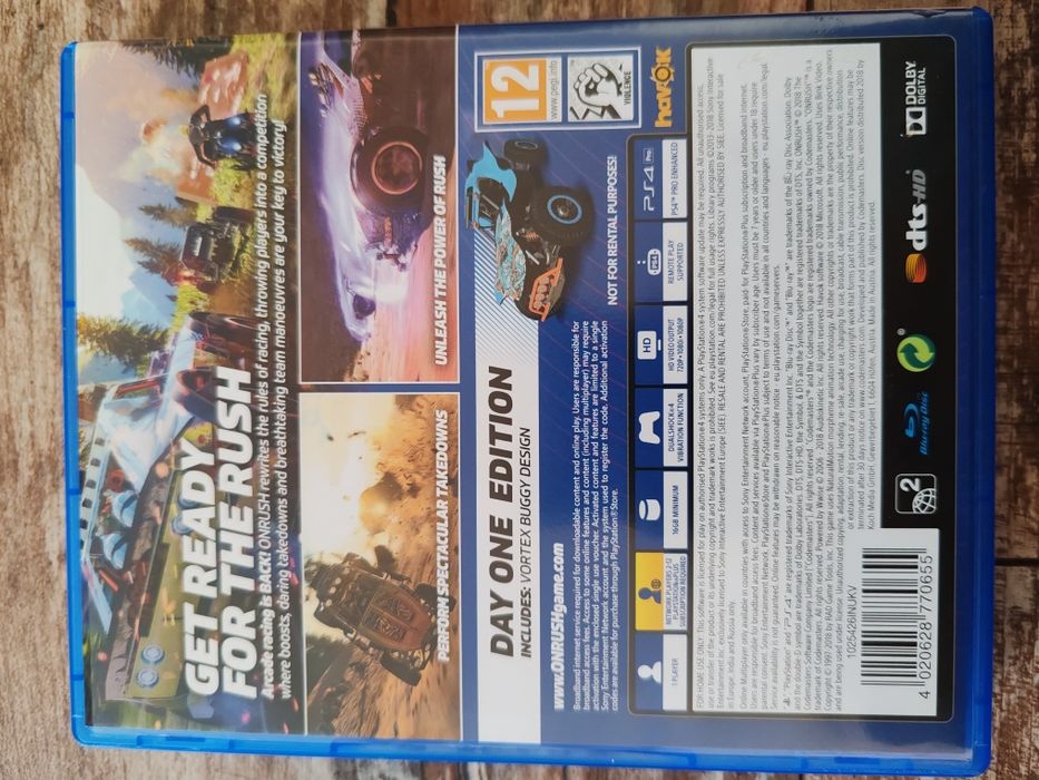 ON RUSH joc playstation 4