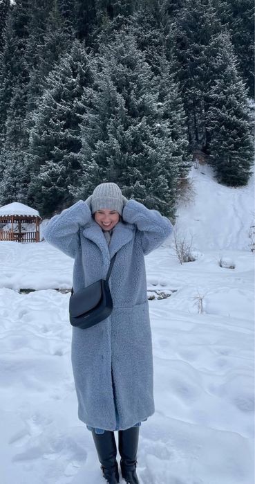 Шуба из стриженной овчины Matu