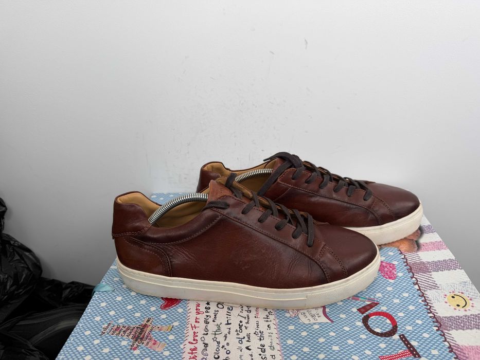 Tommy Hilfiger Premium Leather Cupsole Cognac''оригинални сникърси