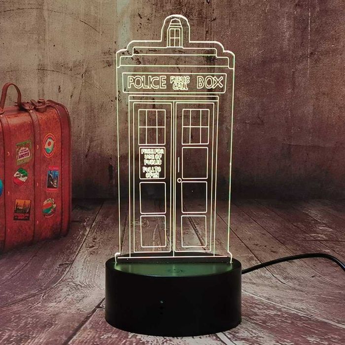 3D LED лампа Полицейска станция