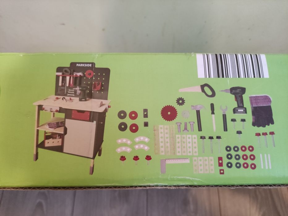 Banc de lucru pentru copii Kidland cu bormasina Parkside