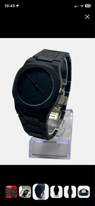 Часы CASIO черные минималистические