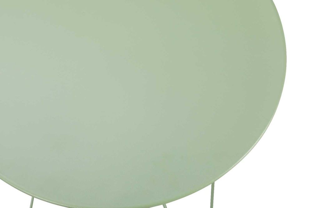Set Bistro Flair mobilier terasa gradina, 2 scaune + masa, otel vopsit