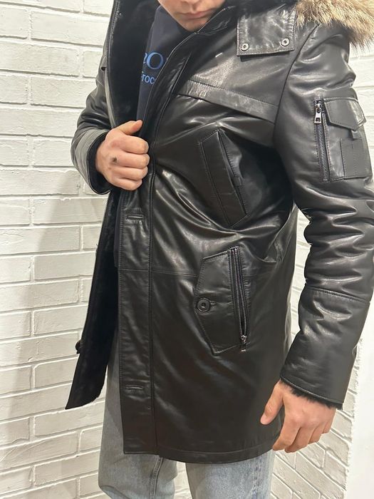 Дубленка кожанная