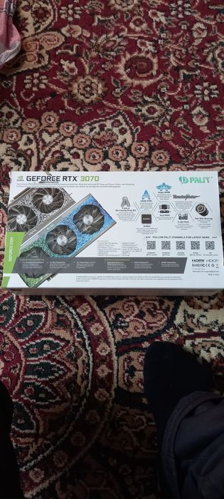 Kuchli RTX 3070 8GB – O‘yin va Dizayn Uchun!