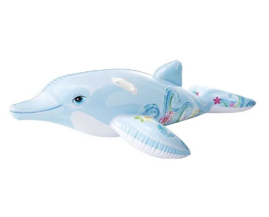 Детски надуваем делфин за езда Intex