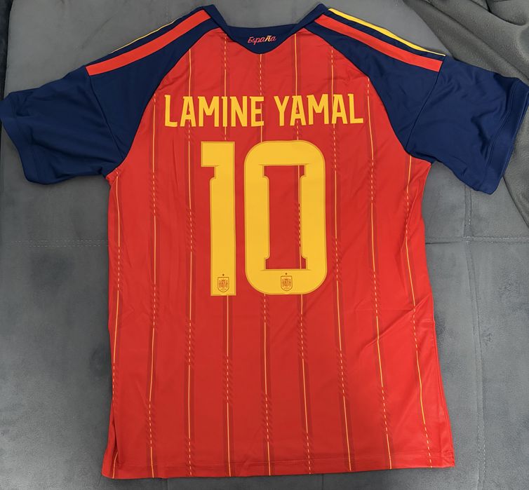 tricou fotbal jersey spania lamine yamal 10