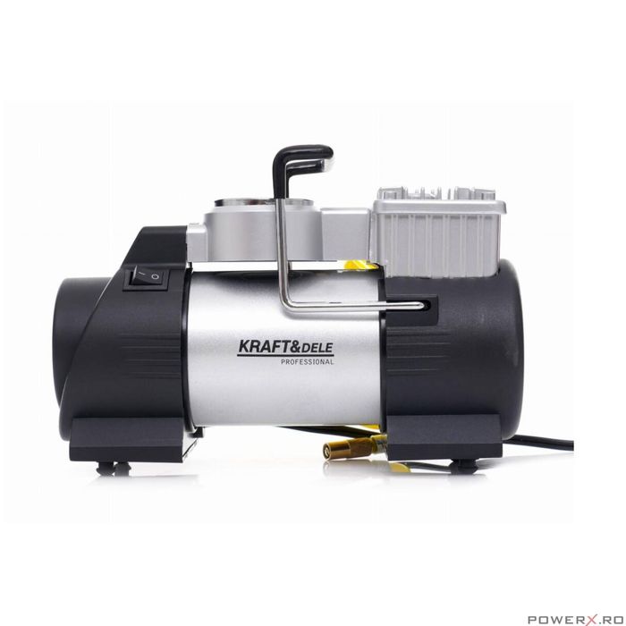 Compresor auto portabil, 12 V, 190 W, 15A, 150PSI, Kraft