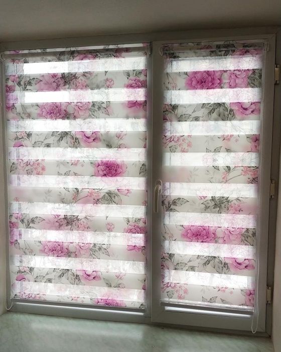 Шторы день ночь зебра классика жалюзи