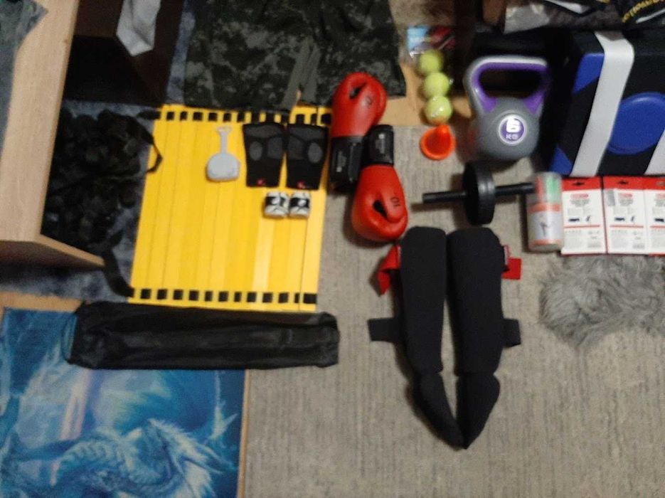 Пълен комплект за тренирофки и професионален бокс ТИБИЯ И СТЪПАЛО ЗА МУАЙ-ТАЙ, КИКБОКС И MMA