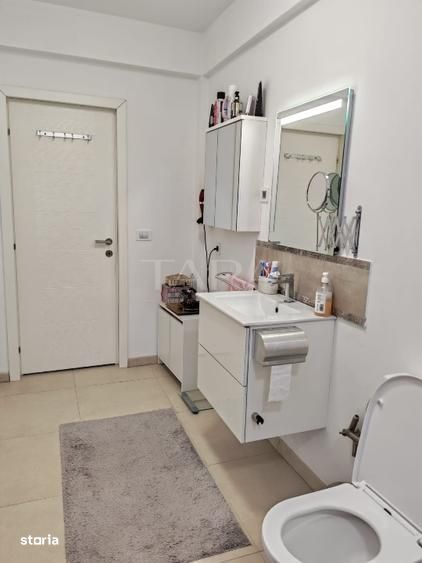 Apartament 2 camere, Chinteni – finisat, terasă 22 mp, parcare inclusă