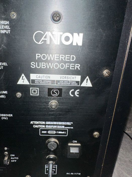 Активен субуфер Canton Movie 60 CX