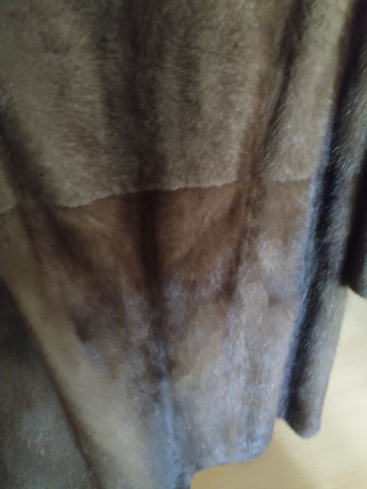 Шуба норковая с капюшоном