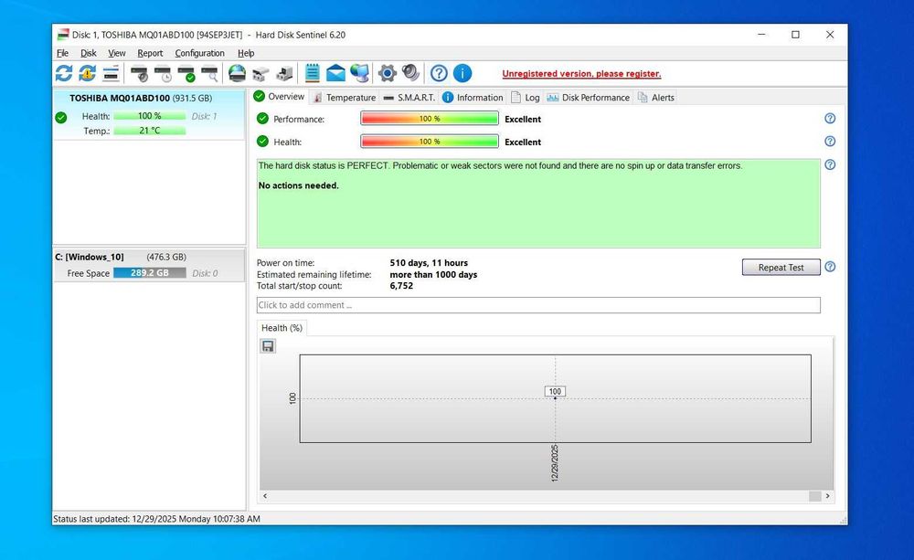 Hard Disk Laptop Toshiba MQ01ABD100, 1TB, 5400 rpm, 8MB, SATA 3