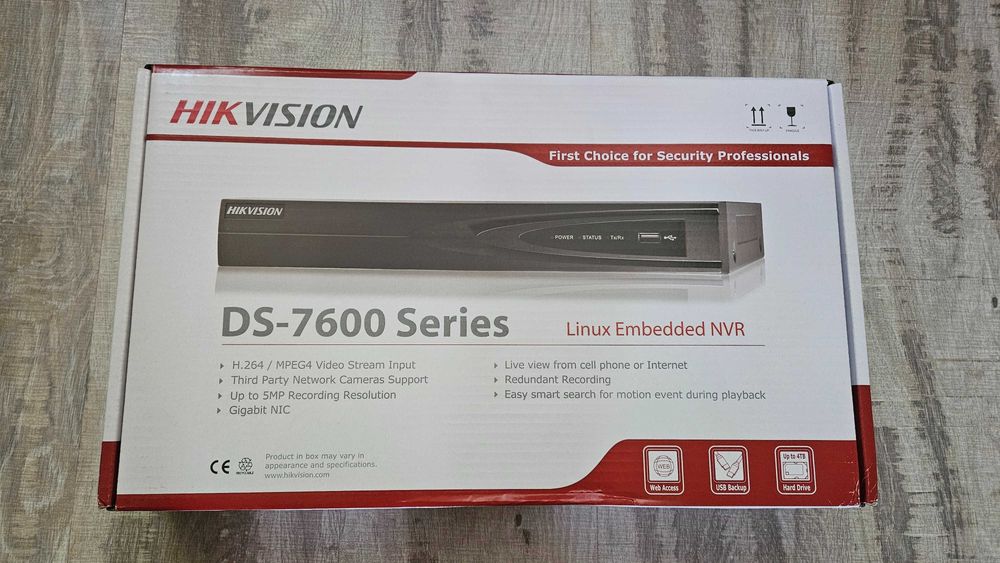 Hikvision DS-7604NI-E1/4P/A NVR 4 Canale PoE Nou
