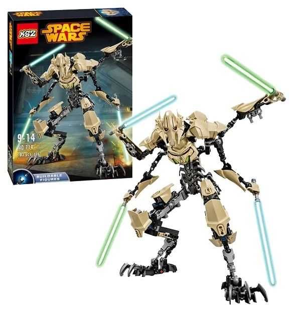 Конструктор decool 714 ​​​​​Star Wars Генерал Гривус