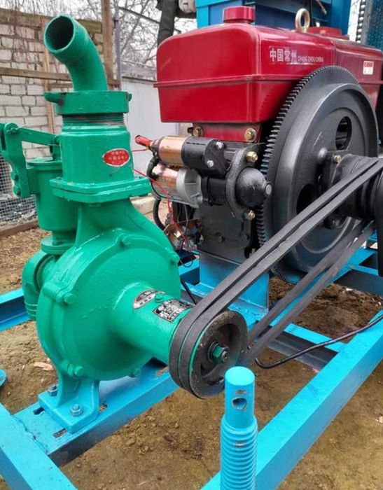 Masina foraj diesel 28CP, 100m, prajini + 5 sape, NOUA