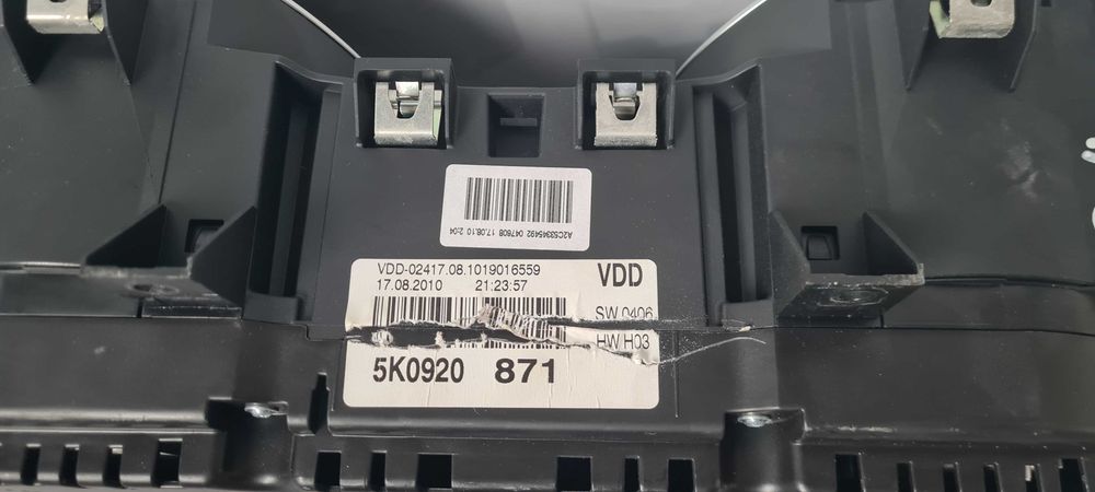 Километраж Golf 6 2012г.