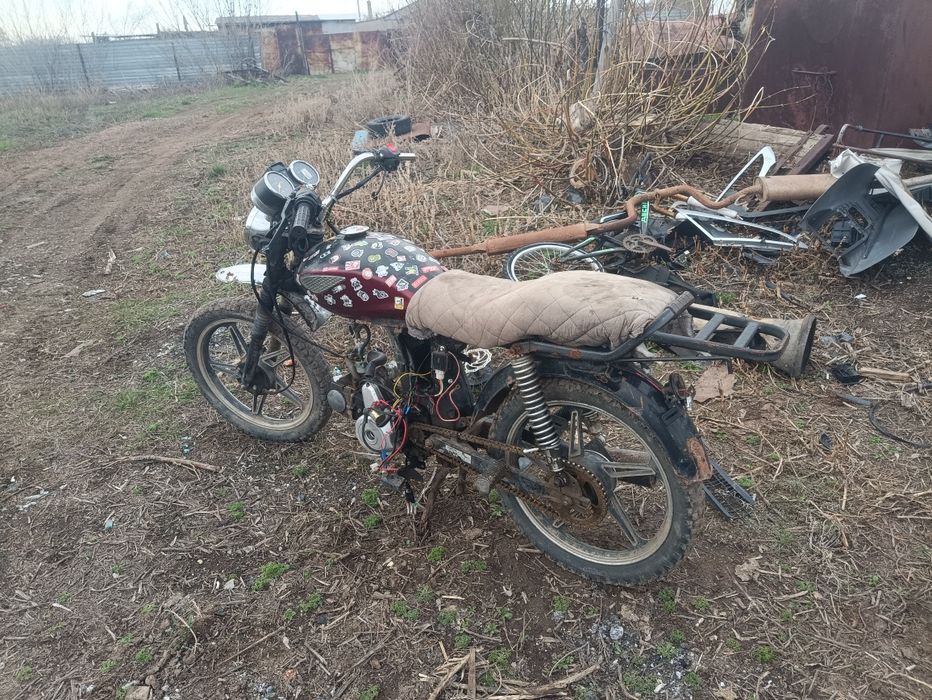 Мотоцикл альфа 110 кубов 85-80км/ч