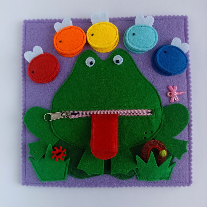 Развивающие планшеты из фетра