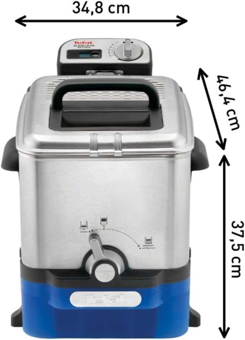 Фритюрник Tefal Oleoclean Pro Inox & Design FR8040, 3.5л. 2300W