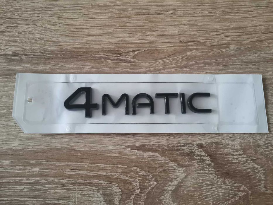черен надпис Mercedes Benz 4matic нов фонт