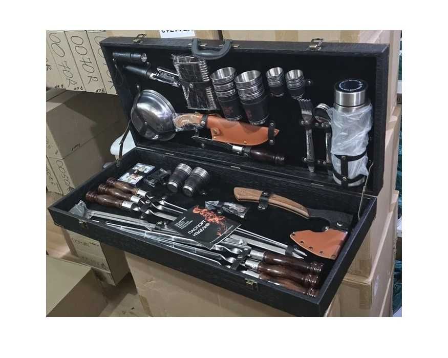 Подарочные шашлычные наборы Кизляр 53 предмета