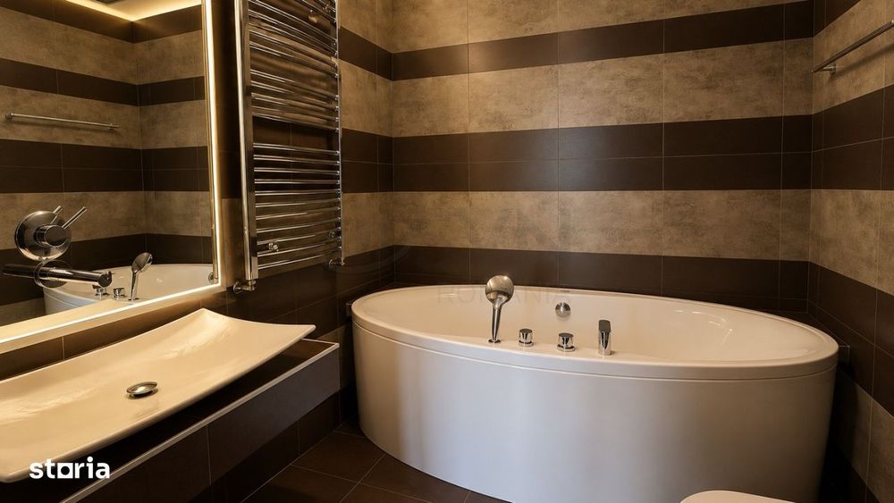Apartament mobilat de inchiriat compelx cu piscina si paza