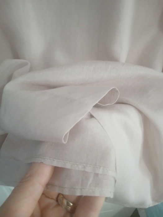 Rochie blend mătase roz pudrat