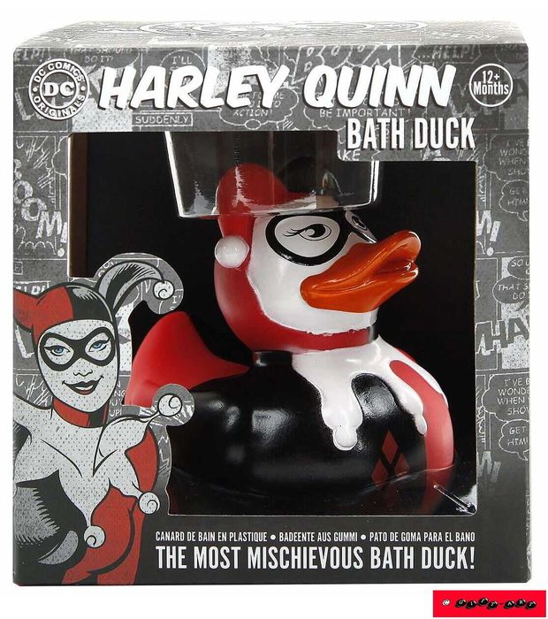 rata cauciuc baie in cutie cadou DC Comics HARLEY QUINN originala