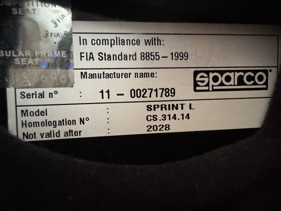 Sparco sprint L