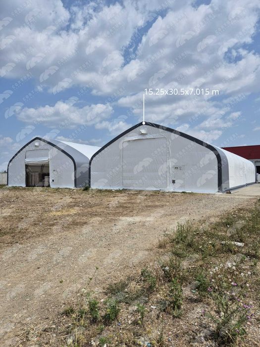 Cort industrial depozitare 15,25x30,5x7 metri