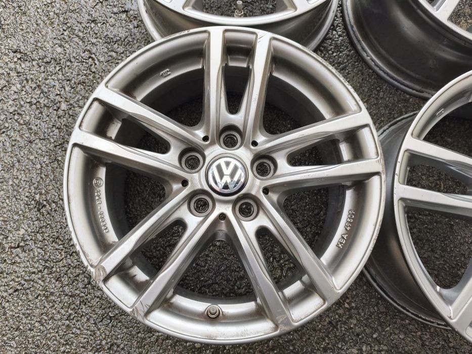 Фолксваген/VW;  16 цола 5x112; 4бр.лети джанти - цвят графит 
Внос от
