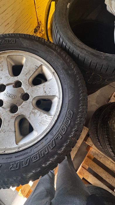 Set jante originale Jeep + anvelope Yokohama +Cadou Faruri originale