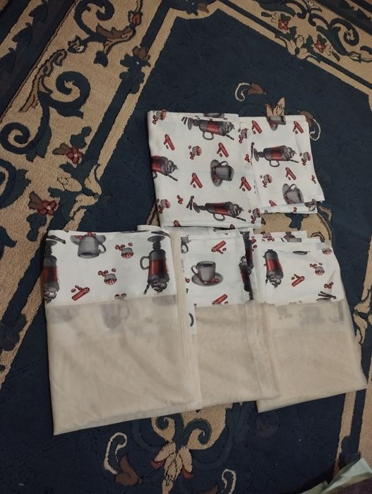 Шторы в кофейн..