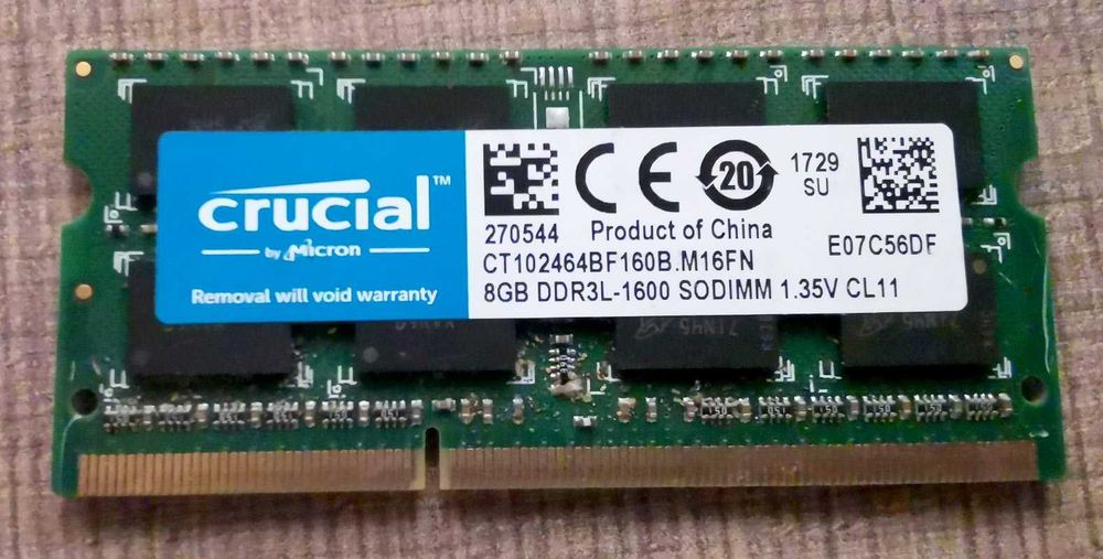 RAM SОDIMM памет 16Gb (2x 8Gb) DDR3L 1600MHz CL11 1.35v