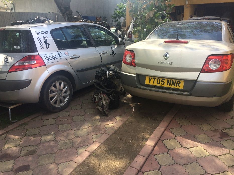 megane 2 cabrio bara spate fata si alte piese