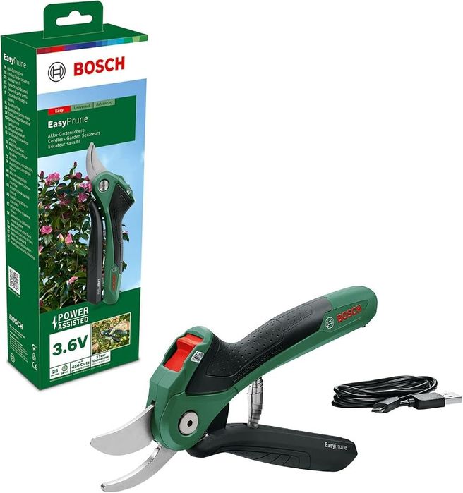 Foarfeca de gradina cu acumulator 3,6 V pana la 450 taieturi Bosch EasyPrune